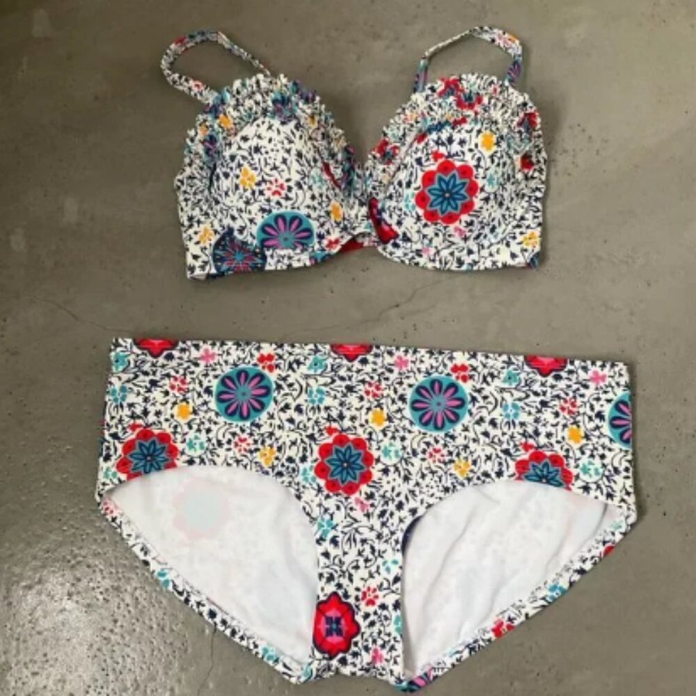 Boden Floral Bikini Set